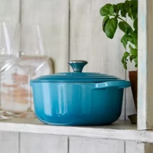 Le Creuset Bräter Signature Oval In Karibik 31 Cm / 6,3 L 16