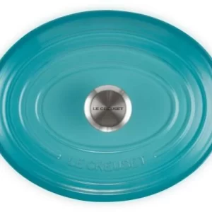 Le Creuset Bräter Signature Oval In Karibik 31 Cm / 6,3 L 14