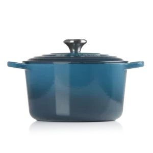 Le Creuset Hoher Bräter Signature Rund, 24 Cm In Deep Teal 24 Cm / 5 L 6