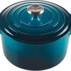 Le Creuset Hoher Bräter Signature Rund, 24 Cm In Deep Teal 24 Cm / 5 L 7