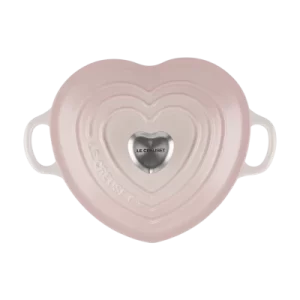 Le Creuset Herzbräter Aus Gusseisen Mit Herzgriff In Shell Pink 7