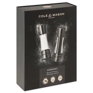 Cole & Mason Derwent Gunmetal Salz- Und Pfeffermühle Geschenkset, 19 Cm 36