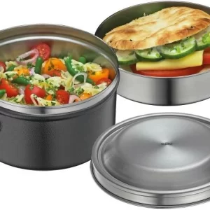 Cilio Lunch Box MONTE Rund, Schwarz 6