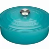 Le Creuset Bräter Signature Oval In Karibik 31 Cm / 6,3 L 22